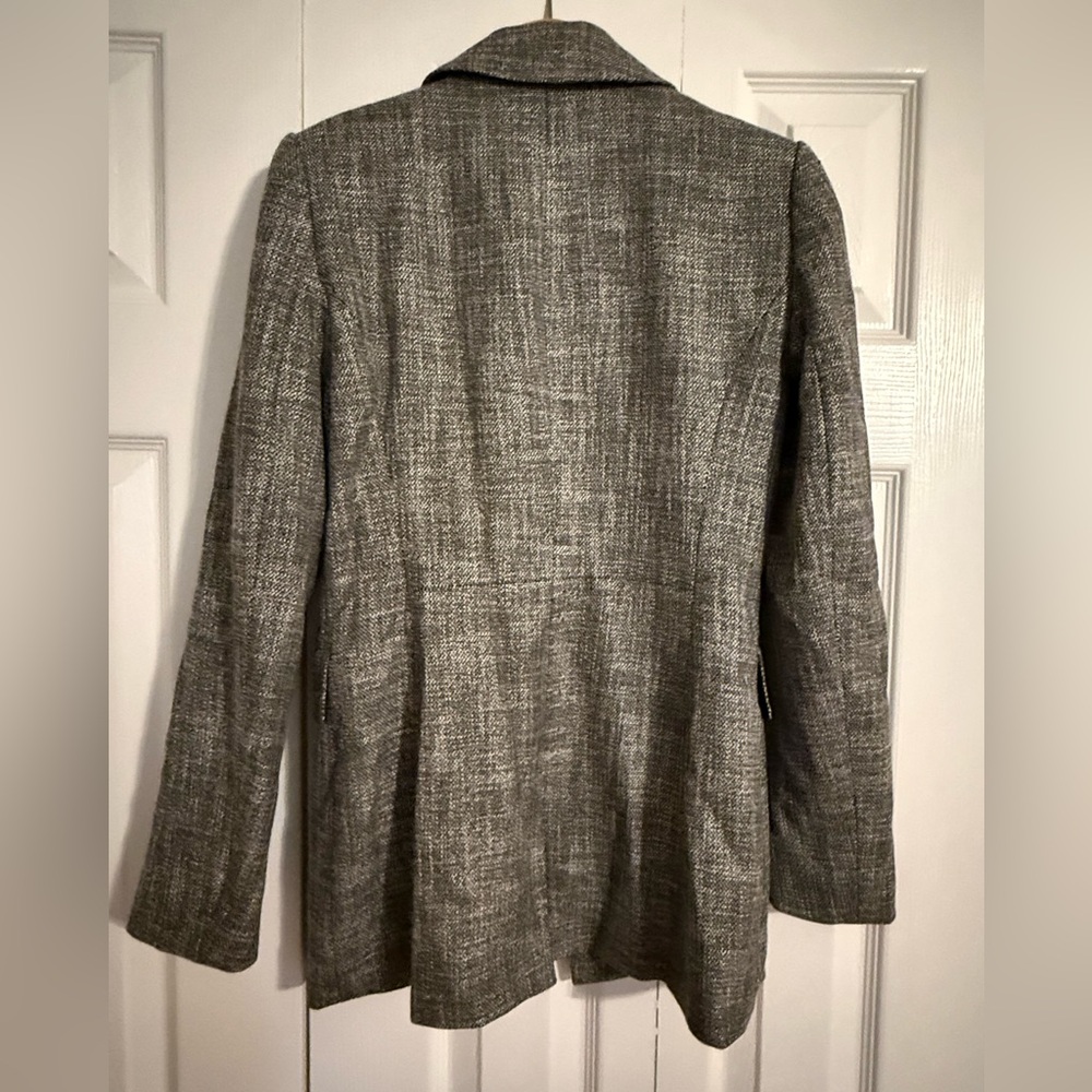 White Black Tweed Jacket